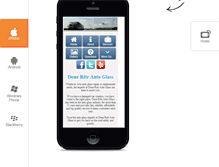 Tablet Screenshot of donriteautoglass.com